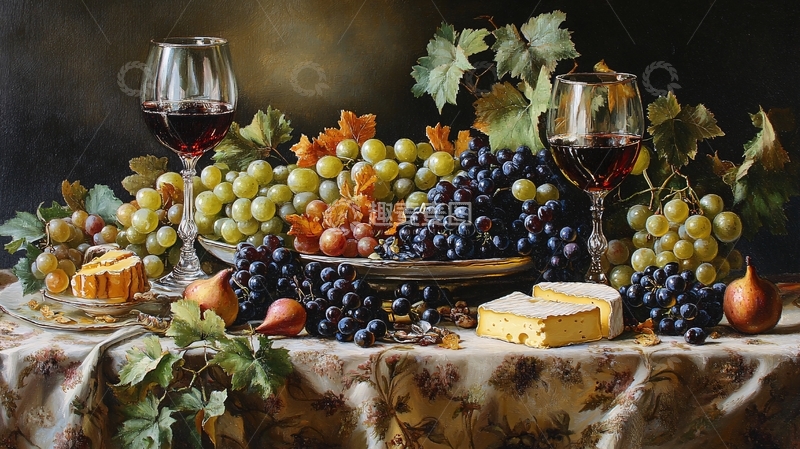 高清大图下载【趣麦麦图】静物写实画