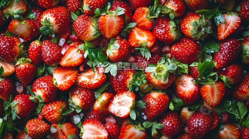 高清大图下载【趣麦麦图】满屏草莓