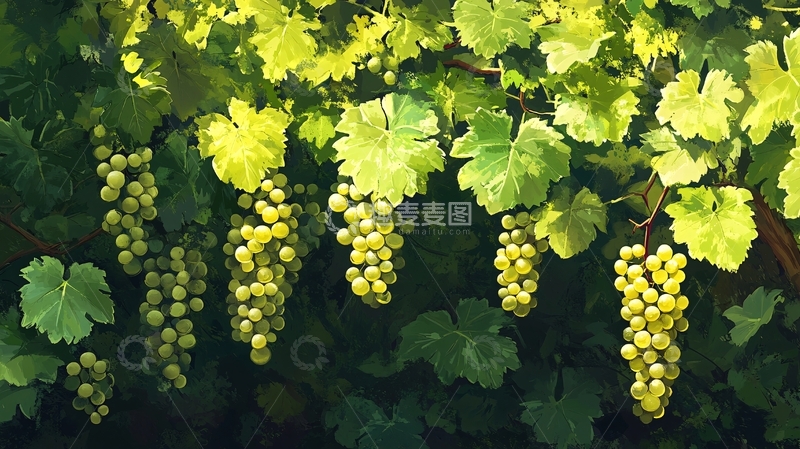 高清大图下载【趣麦麦图】白提葡萄