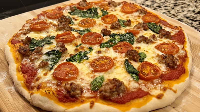 高清大图下载【趣麦麦图】手作披萨