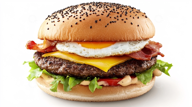 高清大图下载【趣麦麦图】汉堡包素材3