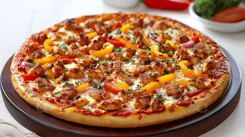 高清大图下载【趣麦麦图】牛肉披萨高清大图