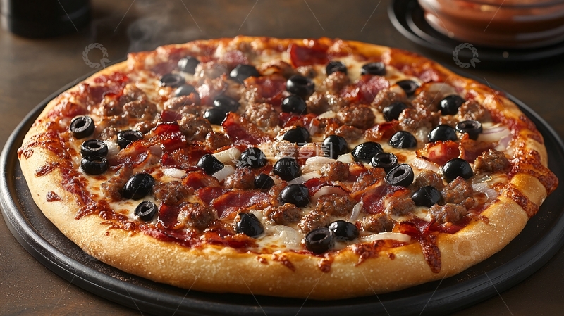 高清大图下载【趣麦麦图】素材高清披萨饼7