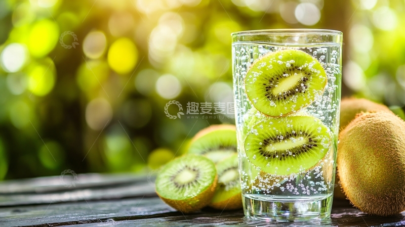 高清大图下载【趣麦麦图】高清猕猴桃汁3