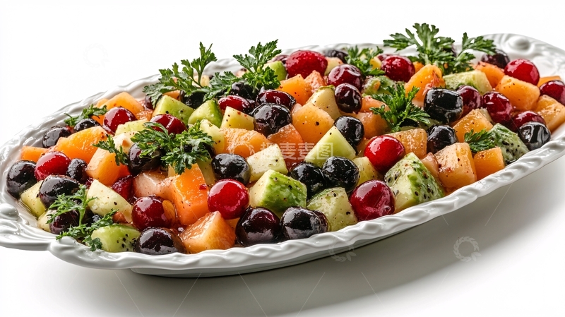 高清大图下载【趣麦麦图】水果色拉图片素材下载