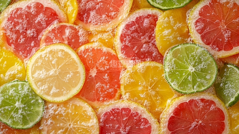 高清大图下载【趣麦麦图】果片背景