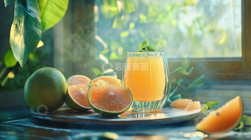 高清大图下载【趣麦麦图】果汁场景图4