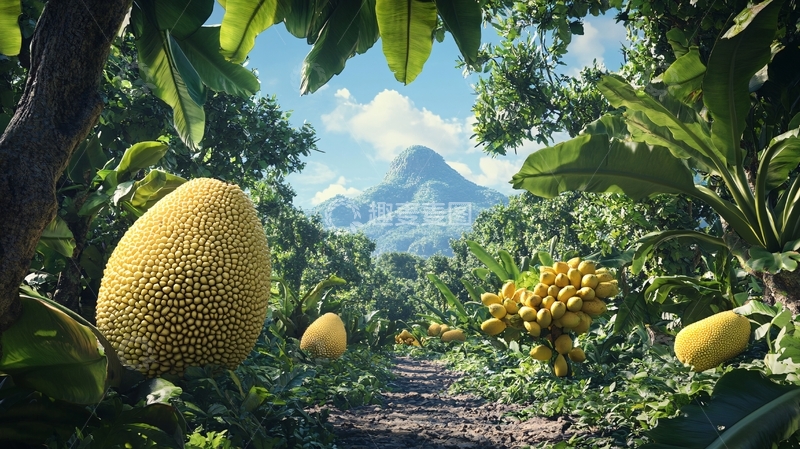 高清大图下载【趣麦麦图】芒果园素材2