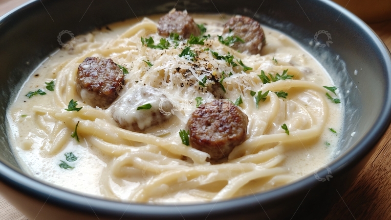 高清大图下载【趣麦麦图】牛肉丸宽面