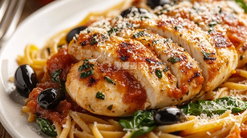 高清大图下载【趣麦麦图】意式鸡肉