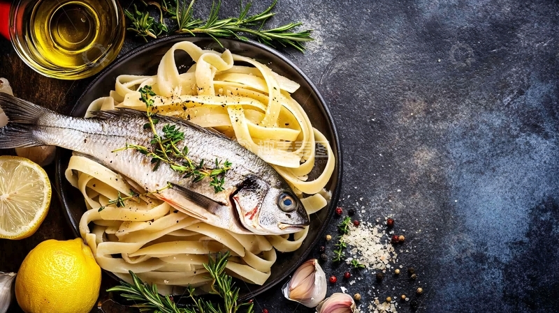 高清大图下载【趣麦麦图】海鲜美食背景
