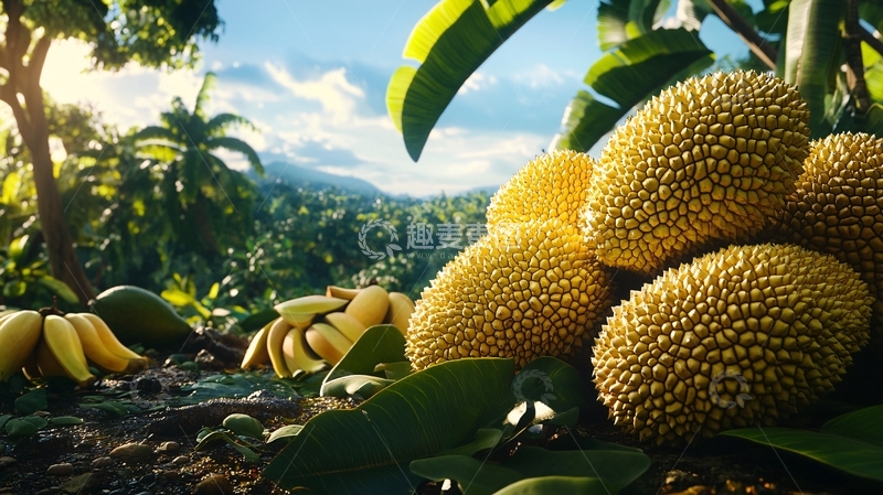 高清大图下载【趣麦麦图】菠萝蜜详情