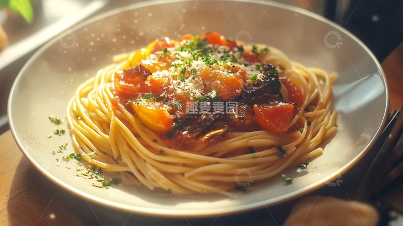 高清大图下载【趣麦麦图】好吃的意面