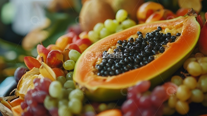 高清大图下载【趣麦麦图】光影水果1