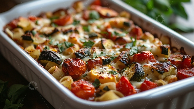 高清大图下载【趣麦麦图】意大利面焗烤