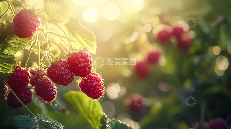高清大图下载【趣麦麦图】逆光下的红果