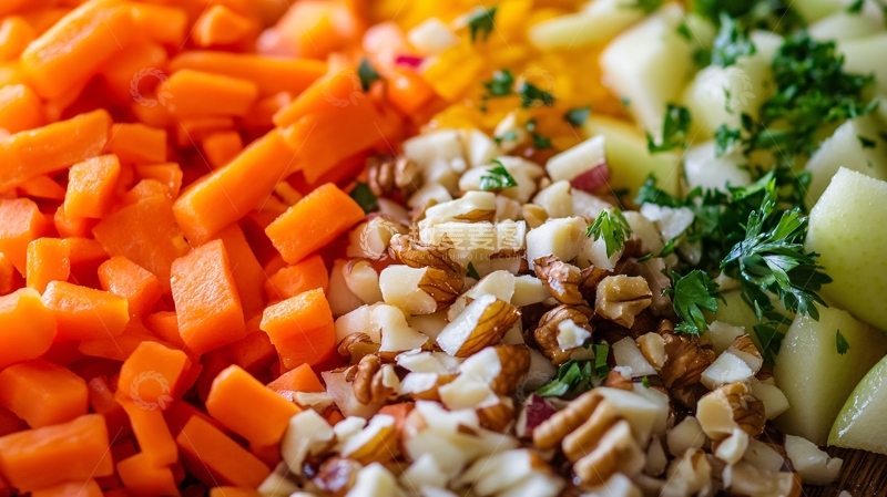 高清大图下载【趣麦麦图】混合蔬菜丁1