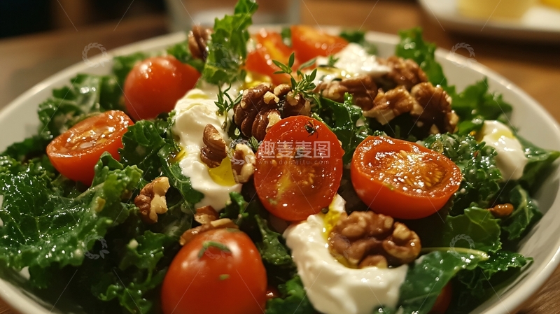 高清大图下载【趣麦麦图】色拉的营养