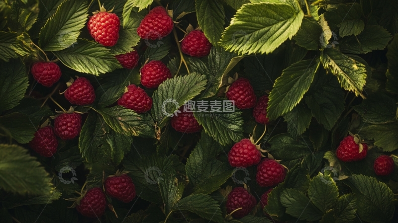 高清大图下载【趣麦麦图】野生树莓素材