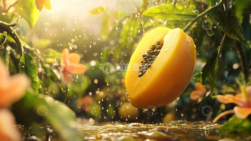 高清大图下载【趣麦麦图】芒果广告