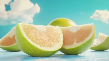 活力西柚色立体背景4