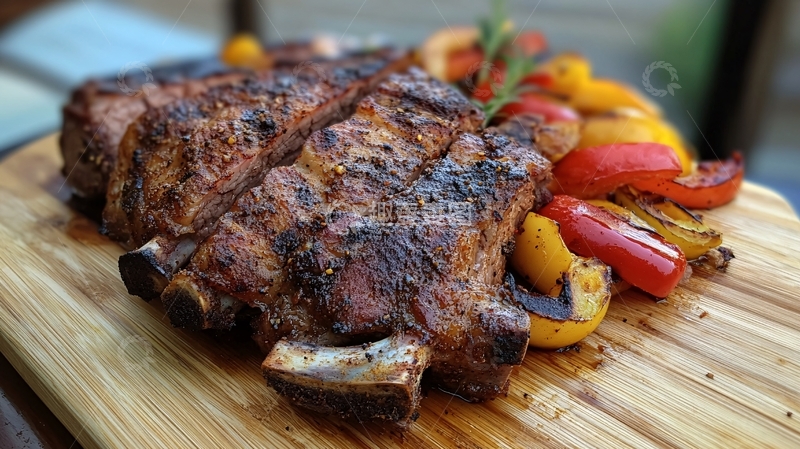 高清大图下载【趣麦麦图】果木烤小牛腿