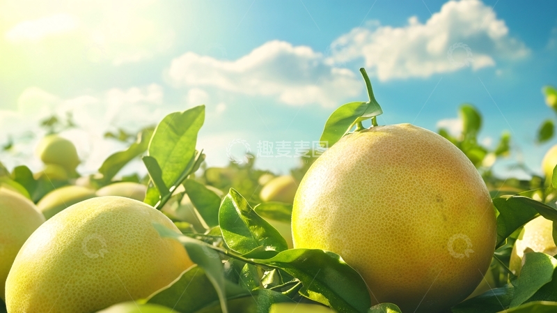 高清大图下载【趣麦麦图】度尾文旦柚详情页1