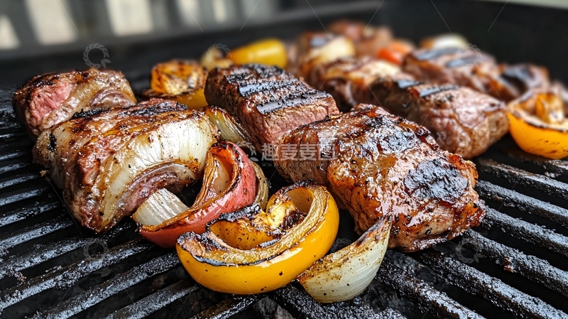 高清大图下载【趣麦麦图】烤肉烤牛排1