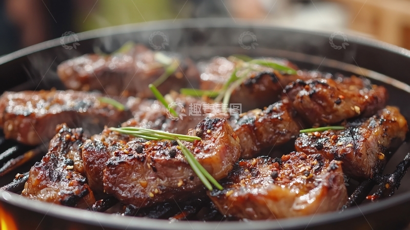 高清大图下载【趣麦麦图】焗鲜排骨