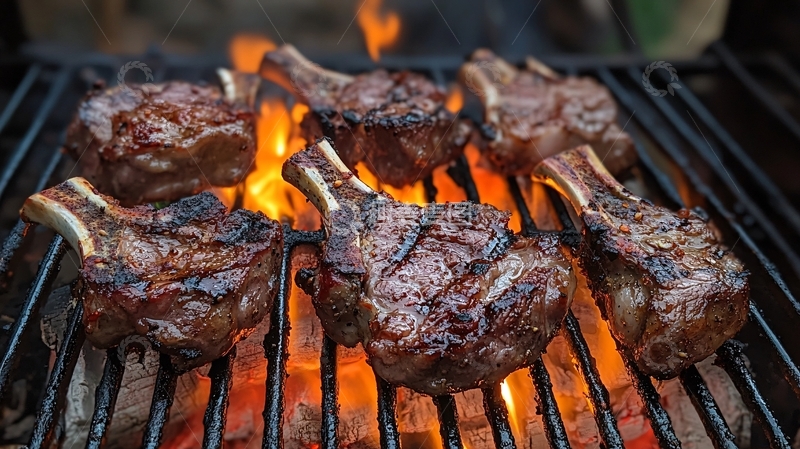 高清大图下载【趣麦麦图】窑烤羊排