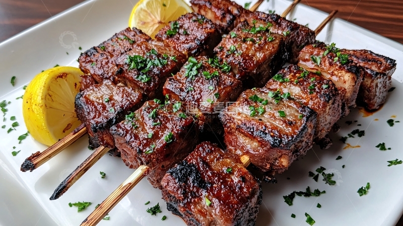 高清大图下载【趣麦麦图】串烤牛肋肉