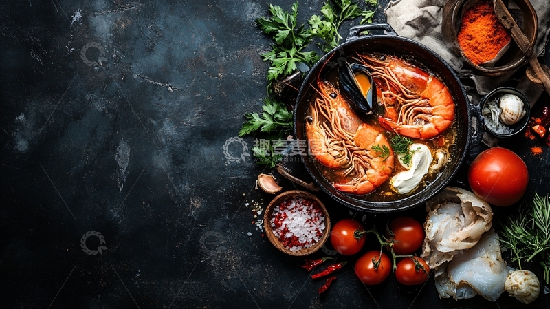 高清大图下载【趣麦麦图】冬阴功汤美食