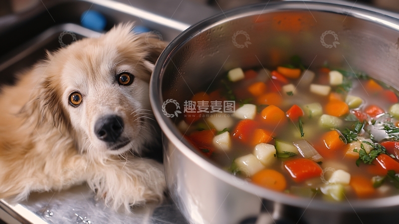 高清大图下载【趣麦麦图】改善狗狗饮食1