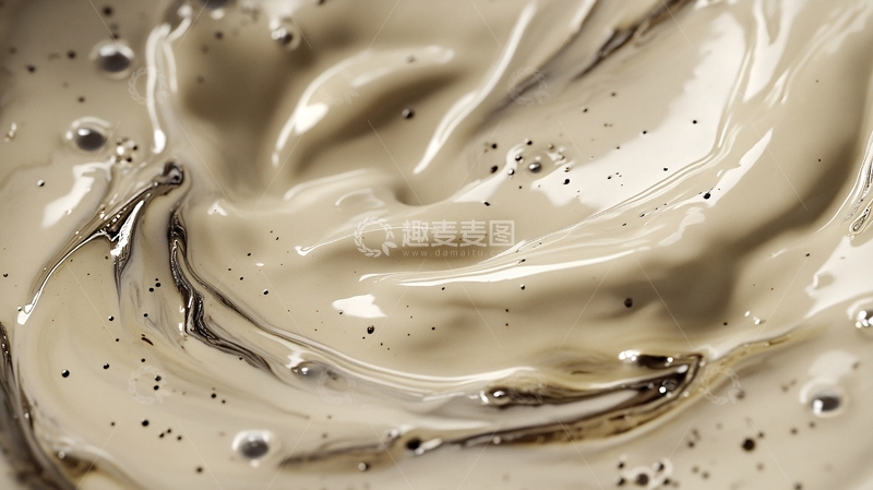 高清大图下载【趣麦麦图】金色液化背景1