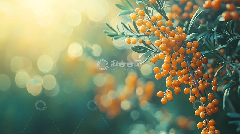 高清大图下载【趣麦麦图】阳光下的金桔4