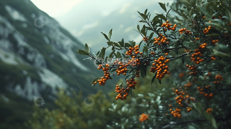 高清大图下载【趣麦麦图】山间山林野果