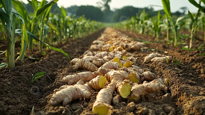 高清大图下载【趣麦麦图】生姜的种植1