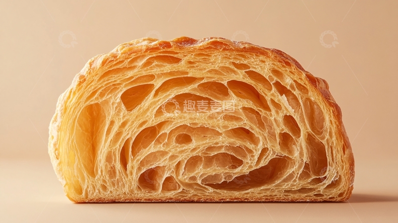 高清大图下载【趣麦麦图】面包暖色背景8