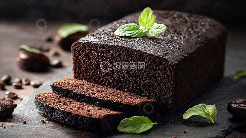 高清大图下载【趣麦麦图】朱古力面包