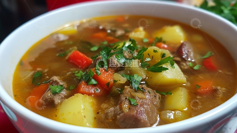 高清大图下载【趣麦麦图】-哈萨克土豆炖马肉