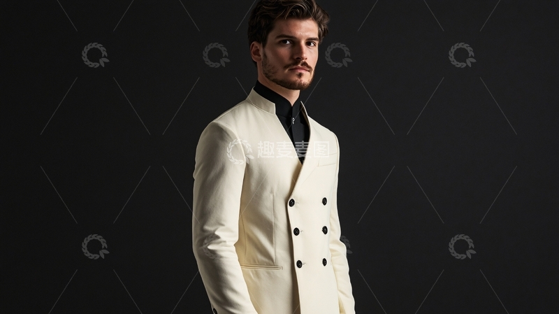 高清大图下载【趣麦麦图】高清西装素材1