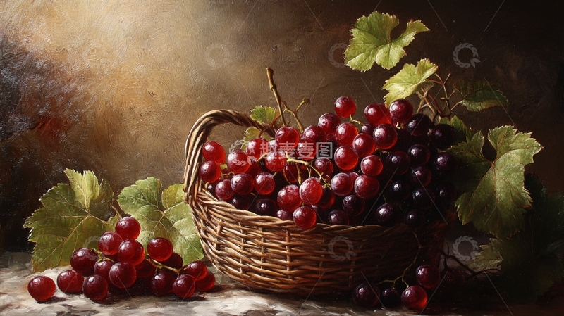 高清大图下载【趣麦麦图】高清唯美葡萄特写红提3
