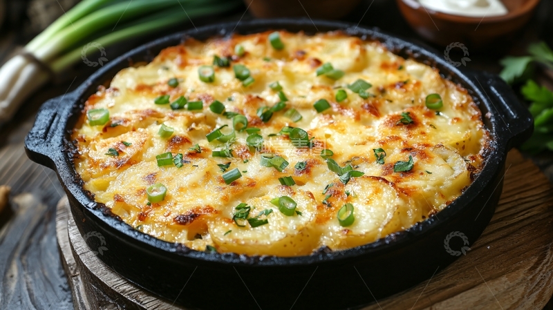 高清大图下载【趣麦麦图】铁板土豆泥