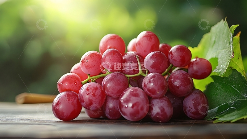 高清大图下载【趣麦麦图】高清唯美葡萄特写红提