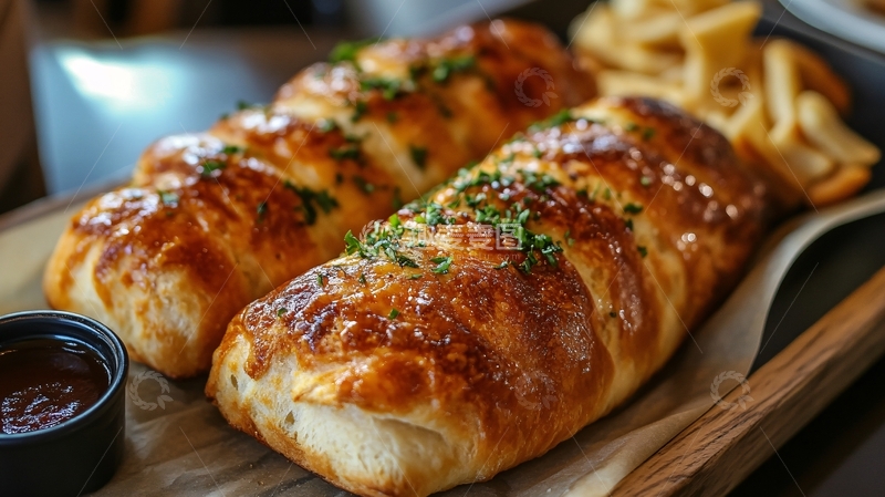 高清大图下载【趣麦麦图】暗调氛围中的奥尔良烤