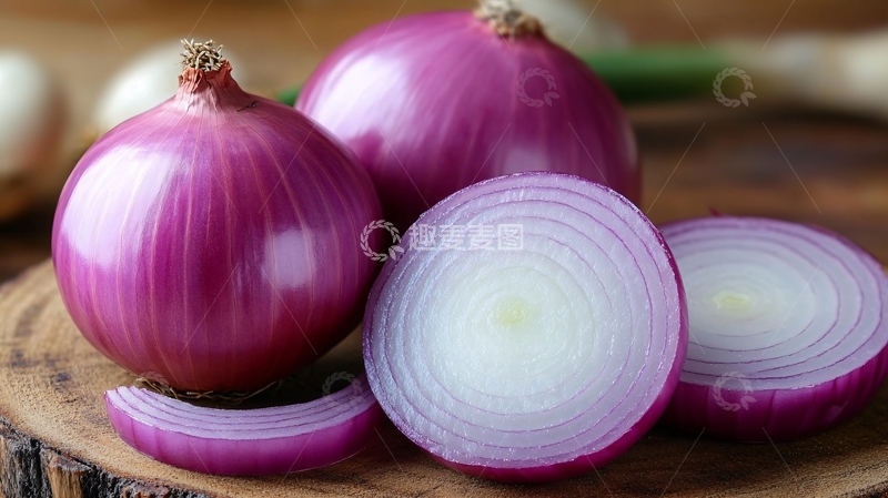 高清大图下载【趣麦麦图】紫皮洋葱详情1