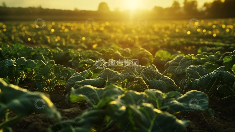 高清大图下载【趣麦麦图】大白菜田地