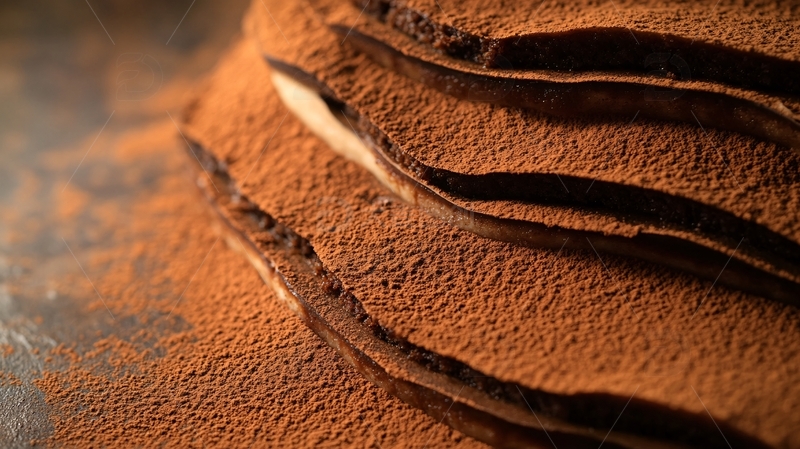 高清大图下载【趣麦麦图】现做提拉米苏冰山