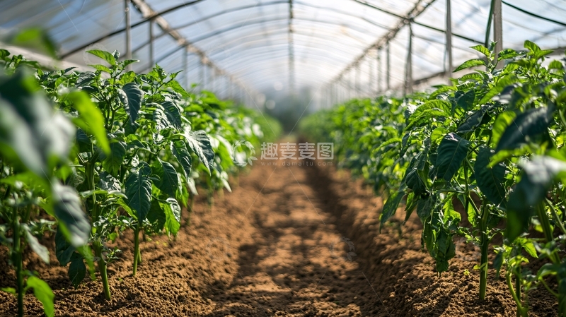 高清大图下载【趣麦麦图】大棚种植农业栽培