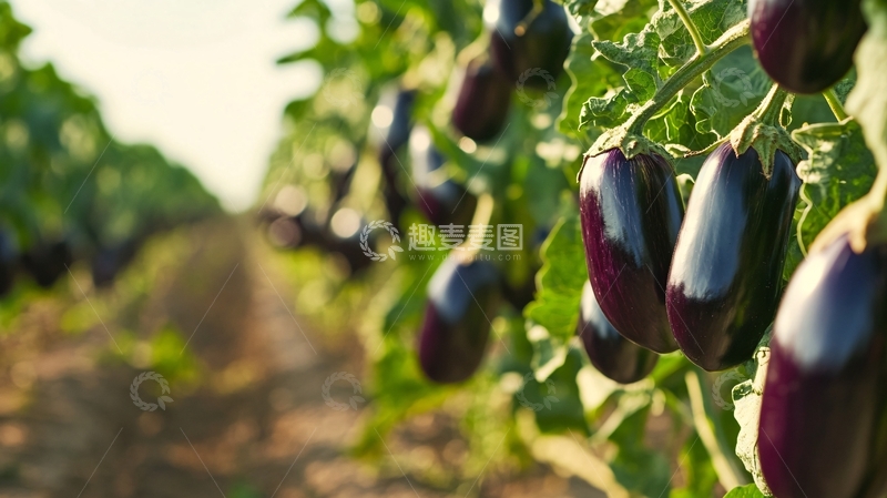 高清大图下载【趣麦麦图】紫色瓜果蔬菜植物4